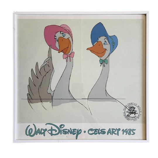 Walt Disney, Celsary, 1985, Copyright Walt Disney Productions 1
