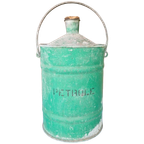 Antieke Metalen Petroleum Kan Goed Bus thumbnail 1