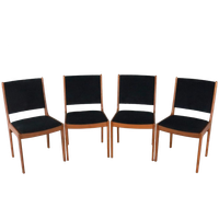 Set 4 Imha Stoelen Eetkamerstoelen 'allendorf' Vintage