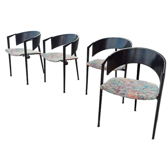 Set Van 4 Postmodern Castelijn Design Eetkamerstoelen 1