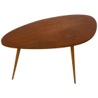 Vintage Salontafel Coffee Table Jaren 60 Conische Poten thumbnail 1
