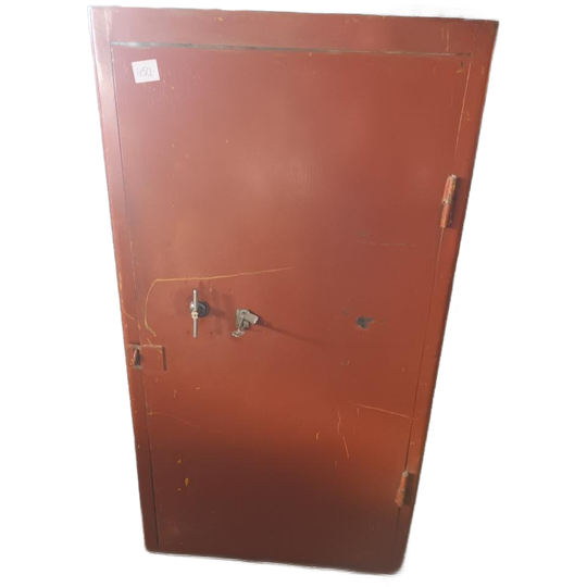 Oude Brandkast , Kluis , Zwart Geld Kast ,gereedschapskast 1