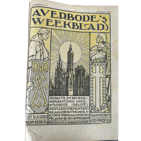 4x Boek - Averbode's Weekblad - 1926-1929 1