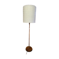 Teakhouten Jaren 60 Vloerlamp Originele Kap