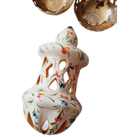 Vintage Wandkandelaar Handbeschilderd Wandornament
