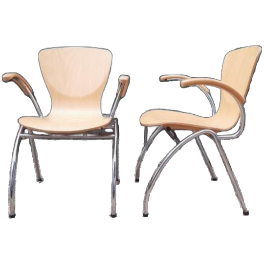 Set 4 Bingo Eetkamerstoelen Vlinderstoel Retro Design Stoelen 1