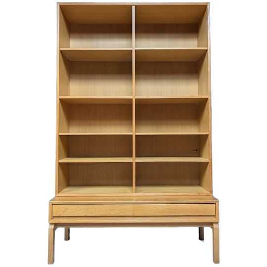 Midcentury Eiken Boekenkast, Marian Grabinski Voor IKEA, Jaren 60 1