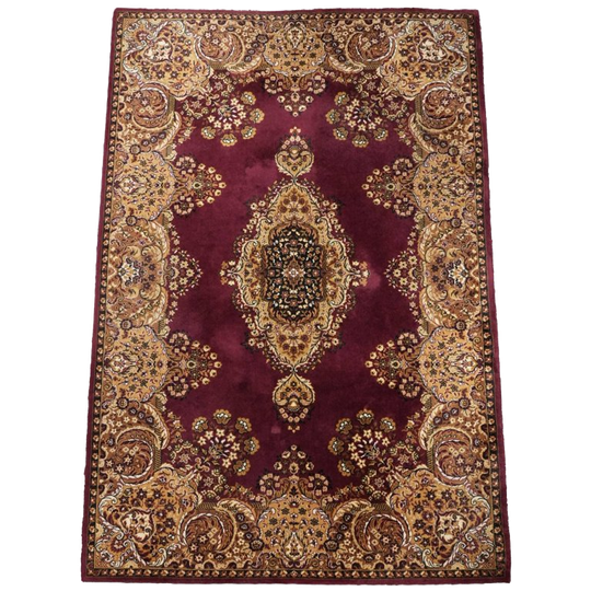 Prachtig Groot Vloerkleed Met Mooie Patronen In Voornamelijk Rood En Gele Tinten 295x200cm 1