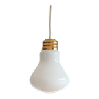 Glass Lightbulb Shaped Pendant Lamp thumbnail 1