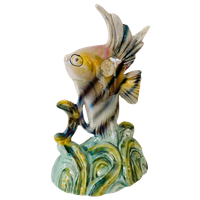 Vintage H. Bequet Vis Sculptuur Porselein
