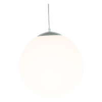 Hala Zeist - Bollamp - Hanglamp - Kunststof - Metaal - 90'S
