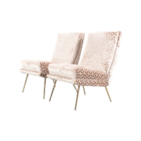 Paar Roze Fauteuils 68502