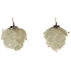 Set Van 2 Glycine Glazen Petal Hanglampen, Spiridon Deco thumbnail 1