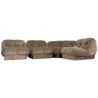 Vintage Italiaanse Modulaire Nuvolone Sofa Mimo Padova 1970s