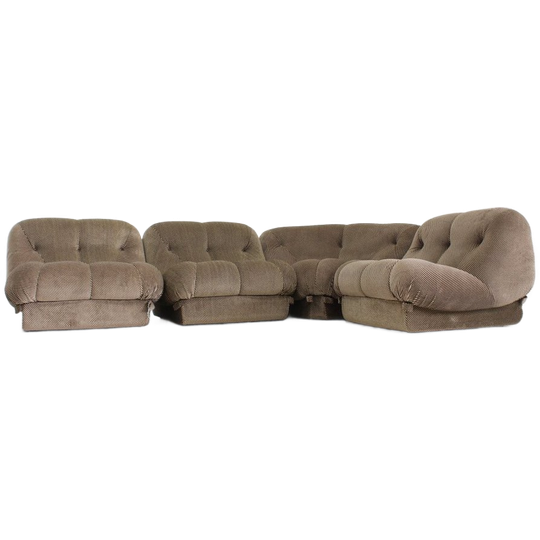 Vintage Italiaanse Modulaire Nuvolone Sofa Mimo Padova 1970s 1