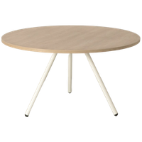 Lonc Alowha Design Kantinetafel, Bladkleur Naar Keuze, 120 Cm Ø, Vaste Hoogte Onderstel (67 Cm)