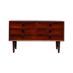Deens Design Palissander Lage Ladekast Gemaakt Door Brouer Mobelfabrik, 1960S thumbnail 1