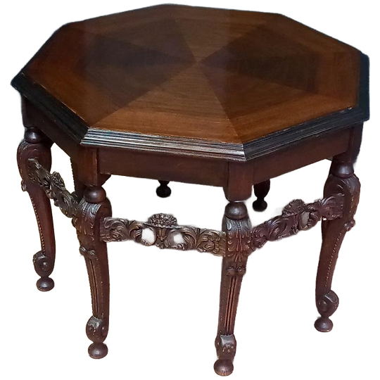 Octogonale Salontafel Of Bijzettafel 1