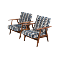 Hans Wegner Set Ge240 Fauteuils 68701