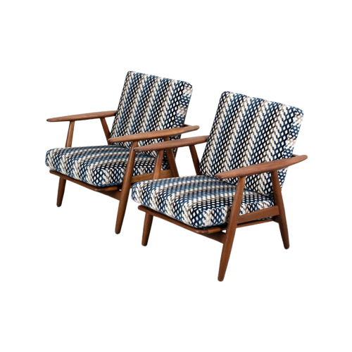 Hans Wegner Set Ge240 Fauteuils 68701