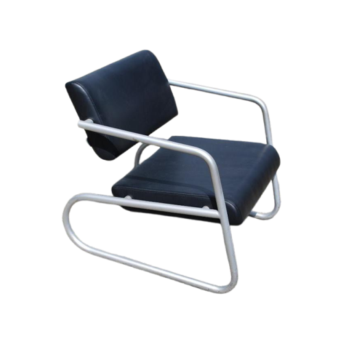 Base-X Lederen Design Fauteuil