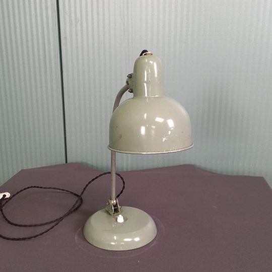 Vintage Bureaulamp Militair Met Kogelgewricht 1
