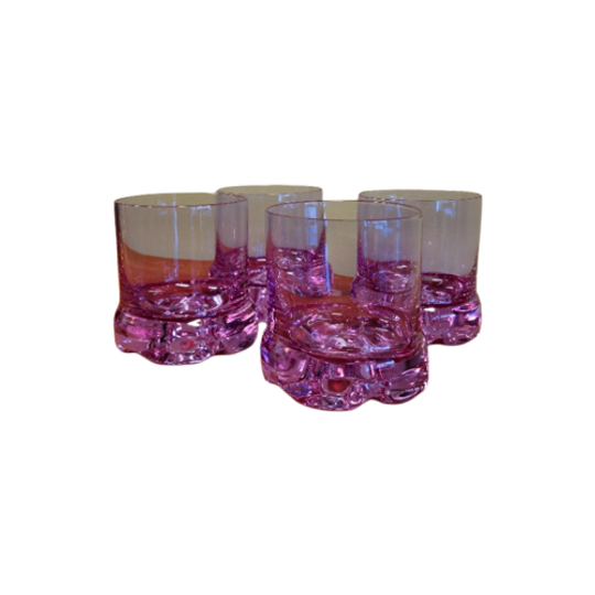 4x Murano Alexanderiet Neodymium Whiskyglazen Water Whisky Glazen 1