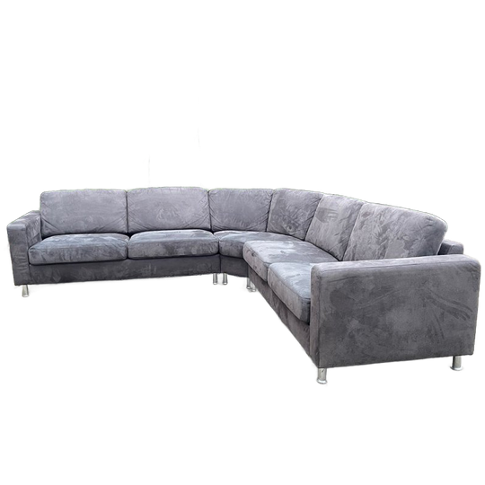 Grote Antraciet Hoekbank 1