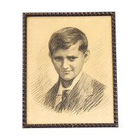 Vintage Antiek Portret