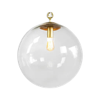 Large Vintage Glass Bulb Lamp, Raak Amsterdam 1960S thumbnail 1