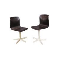 Duo Thur-Op-Seat Pagholz Kinderstoeltjes. Prijs Voor Het Paar