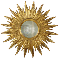 Deknudt Gouden Sunburst Spiegel Zonnespiegel Vlakke Spiegel