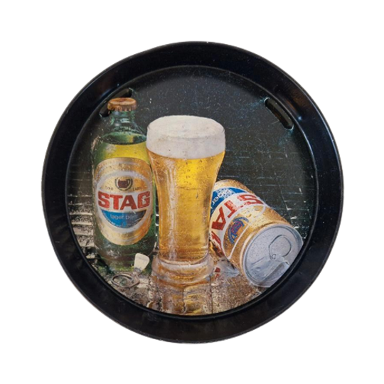 Stag Lager Bier Vintage Dienblad Blikken Dienblad 1