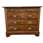 Vintage Houten Ladekast / Commode Met 'gouden' Handgrepen thumbnail 1