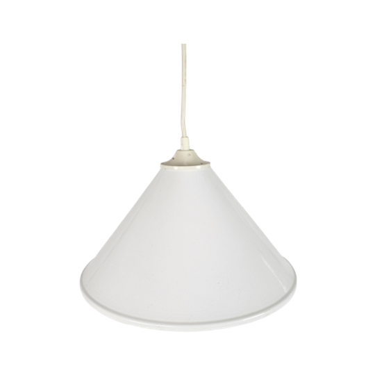 IKEA - Hanglamp - Emaille - Wit - Metaal - 80's 1