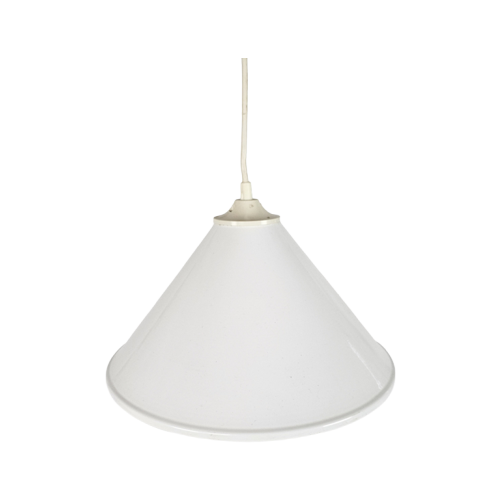 Ikea - Hanglamp - Emaille - Wit - Metaal - 80'S