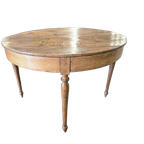 Brocante Houten Ronde Tafel / Consoletafel thumbnail 1