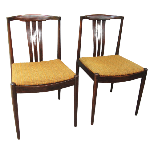 Deense Palissander Stoelen, Set Van 2