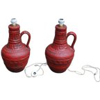 Vintage Xl Vaaslamp Rood thumbnail 1