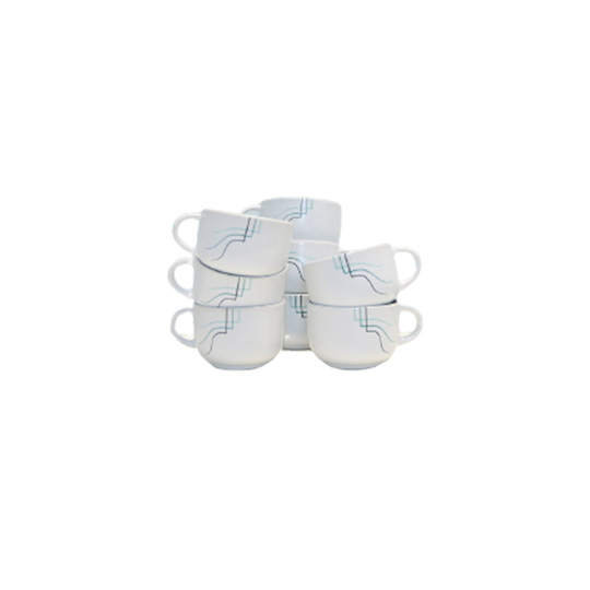 Set Witte Kopjes Mintgroen Lijn 1