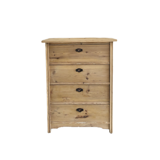 Antieke Zweedse Ladekast Commode Met 4 Lades 1