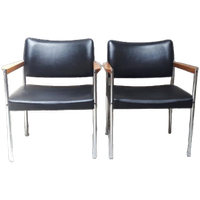Set Van 2 Vintage Fauteuils Thereca Bauhaus Stijl Fauteuils