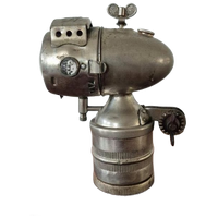 Authentieke Vintage Bauer Carbide Fietslamp