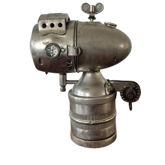 Authentieke Vintage Bauer Carbide Fietslamp 1