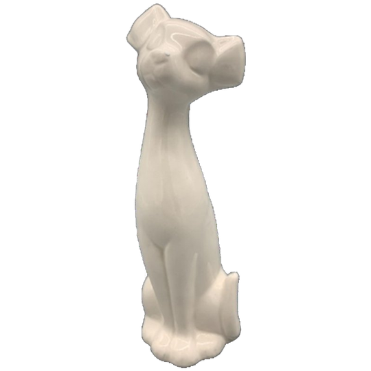 Vintage Longneck Hondje Wit 1