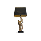 Verguld Bronzen Lamp "Madonna" - Alain Chervet - Frankrijk '70 thumbnail 1