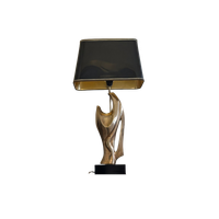 Verguld Bronzen Lamp "Madonna" - Alain Chervet - Frankrijk '70