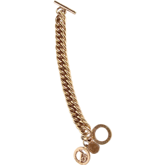 Tov Essentials - Goudkleurige Tov Armband Met Kapitelsluiting - Verguld - 3e Kwart 20e Eeuw 1