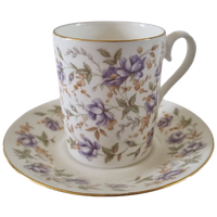 Kop En Schotel Royal Albert Purple Lace