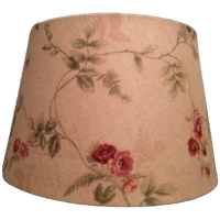Set Van 2x Lampenkappen Bloemen Print Nieuw